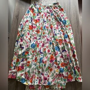 Cupio floral maxi skirt